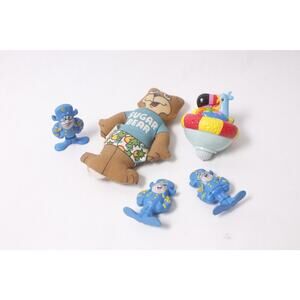 Cereal Mascots Lot Sugar Bear Cap'n Crunch Toucan Sam Toy Figures ~260212-WH 971